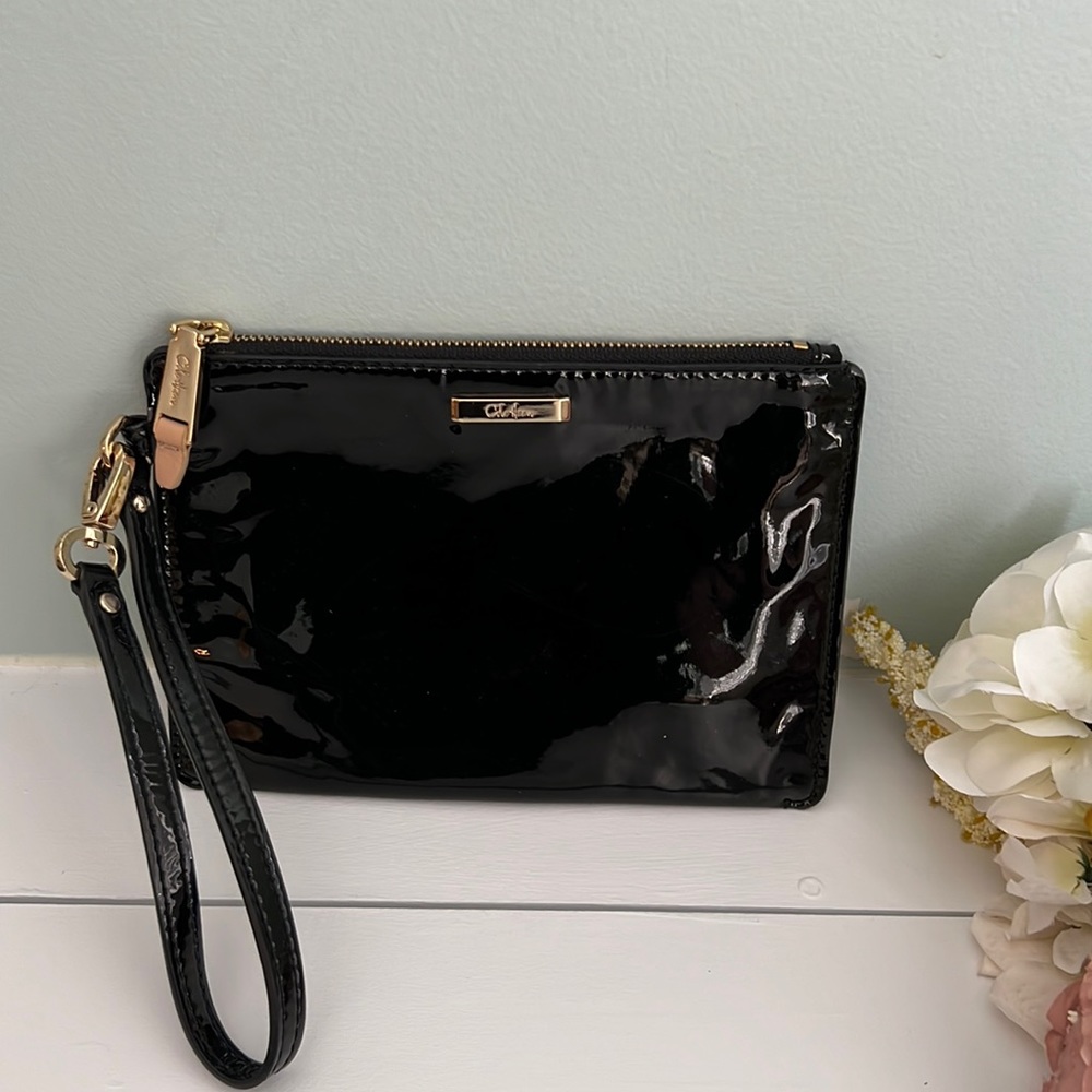 Cole Haan Patent Leather Wristlet
